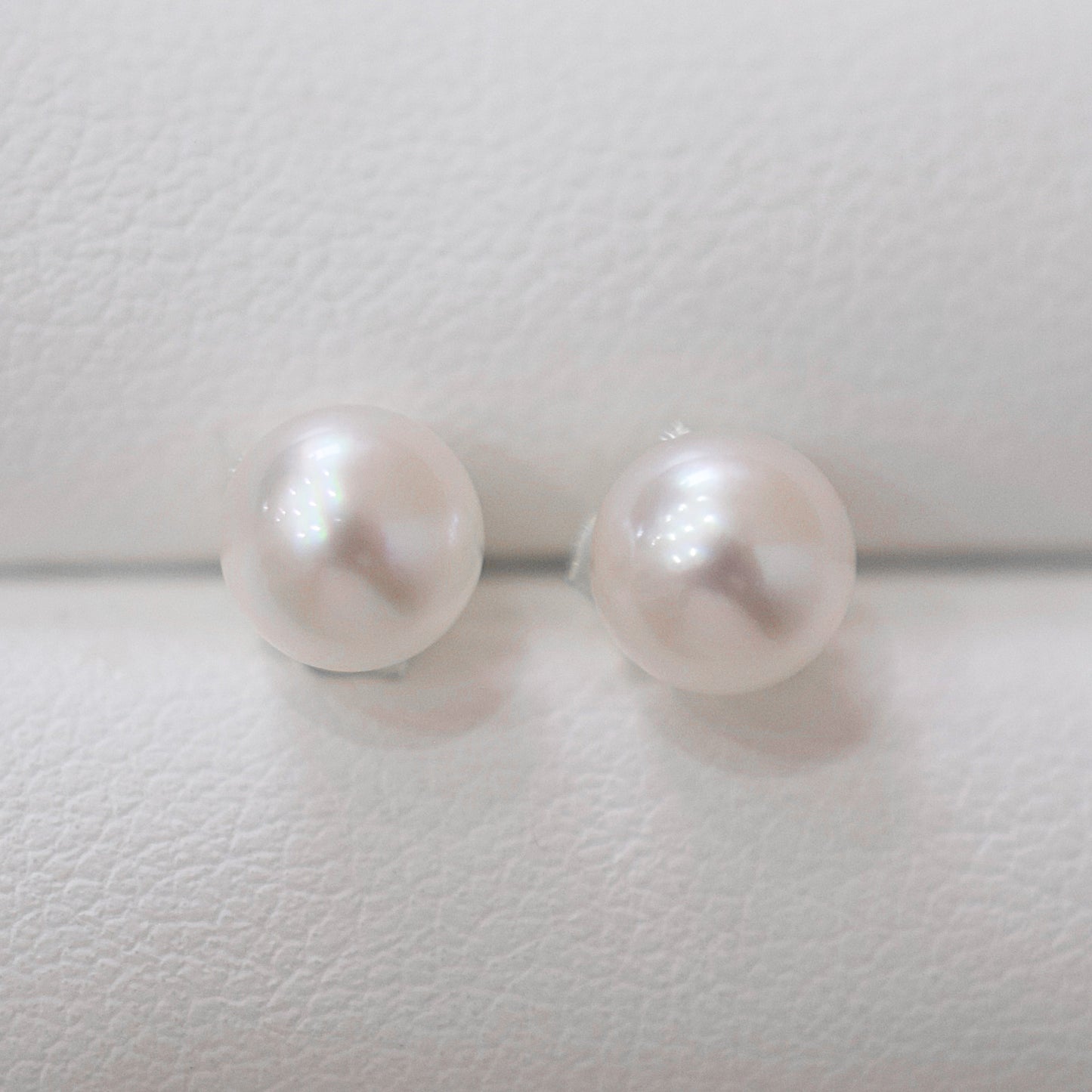 【K18YG / K14WG】Hanadama rank 6mm - 6.5mm Seawater Akoya Pearl White Pink Stud Earring Japan anniversary Japanese Seawater birthday 真珠 あこや 花珠級