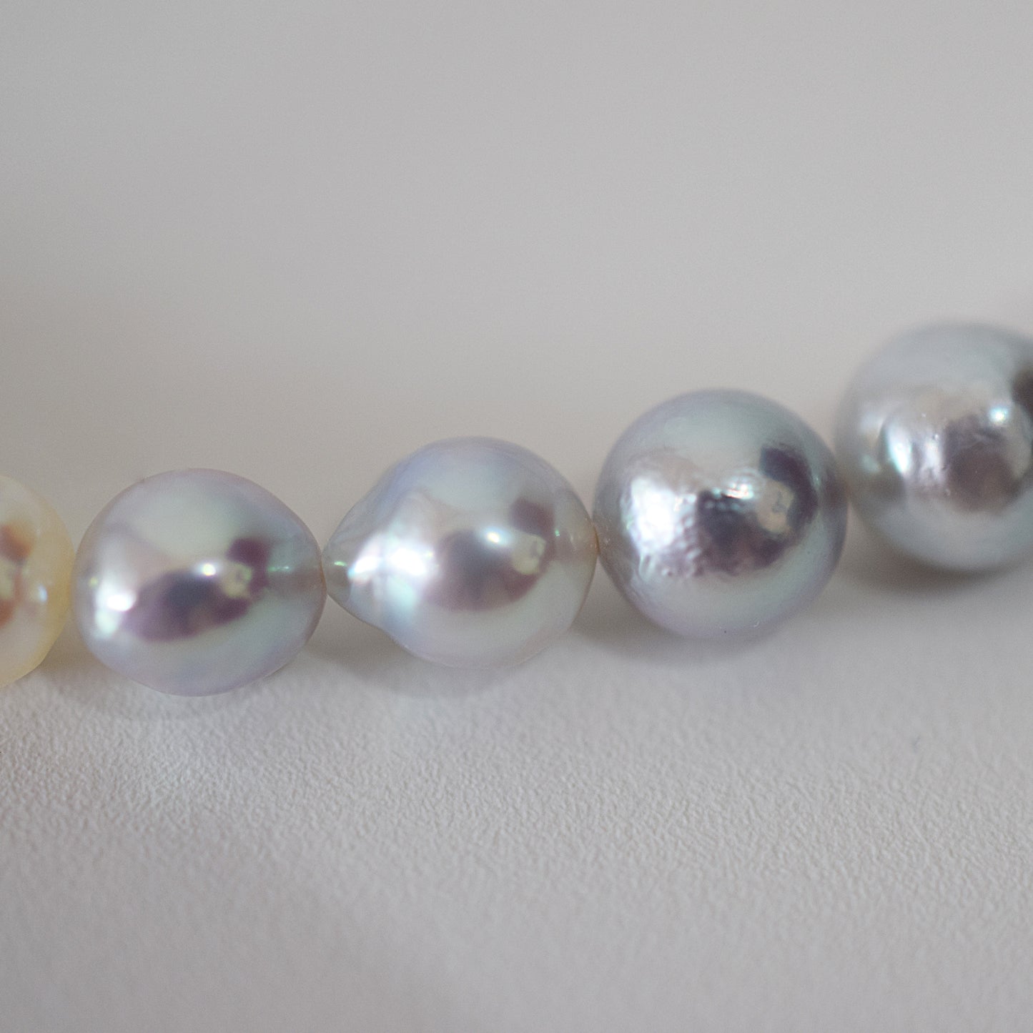 Actual product 6mm - 7mm Natural color Baroque Akoya Pearl Bracelet 6.29inch Japan AkoyaPearl SV925 Wedding Japanese Seawater