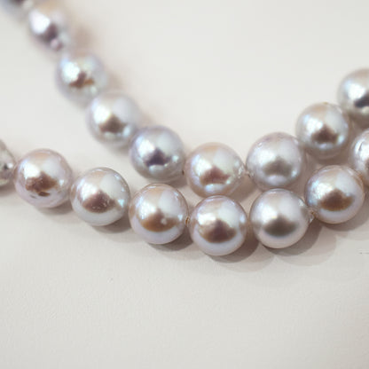 Actual product Necklace Natural color 6mm - 7.5mm Real Akoya Pearl From Japan 19.2inch 49cm starand choker reenspearl