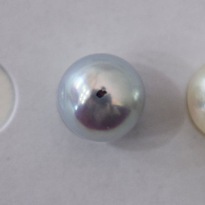 ［Custom-made］(1)White pink 7.5mm - 8mm akoya pearl Triangle Ear Cuff, (2)atural color 8.5mm - 9mm SV925 Ear Cuff