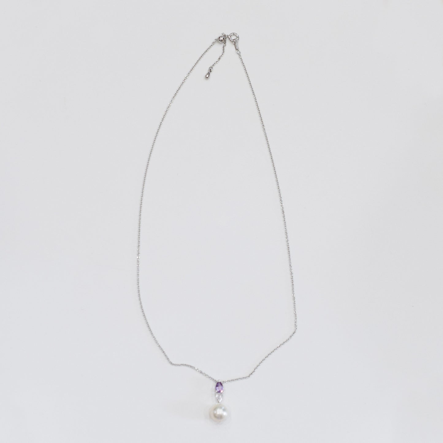 White pink 9mm - 9.5mm hanadama rank pendant necklace Akoya Pearl SV925 Semi-precious stones Japan Seawater reenspearl Birthday あこや 真珠