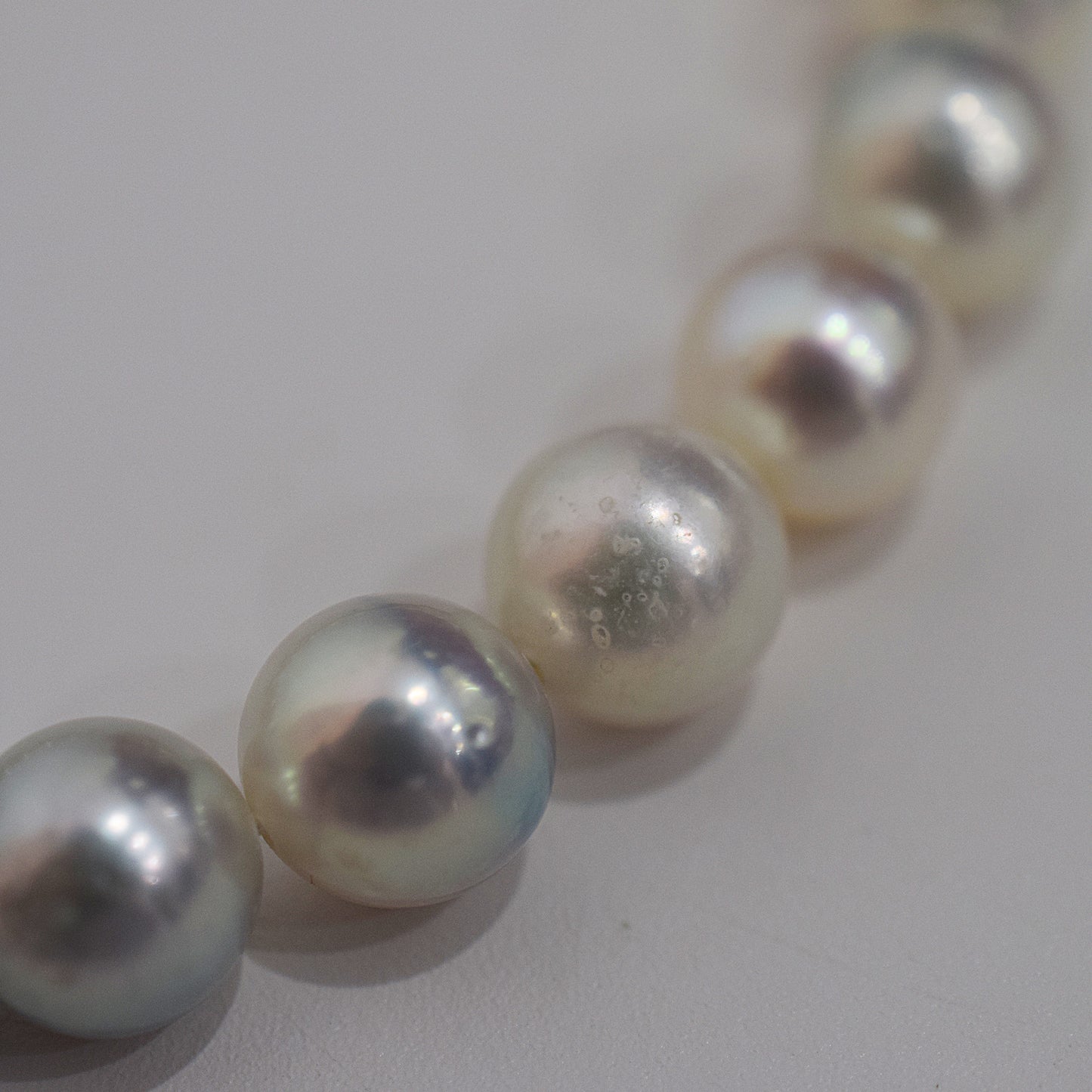 Limited to actual item 9mm - 9.5mm Natural color Multi Semi-round ~ Baroque Akoya Pearl Bracelet From Japan AkoyaPearl Stainless 7.08inch Wedding Japanese Magnet