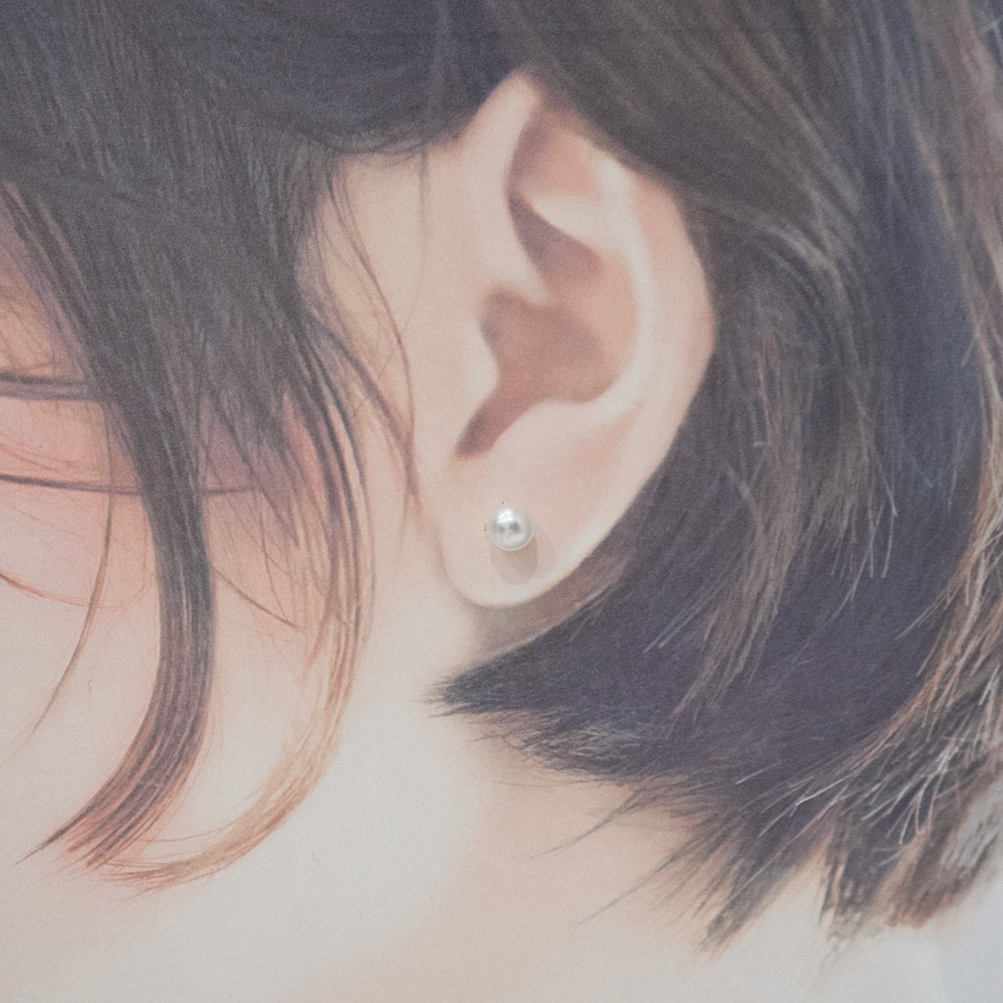 【K18YG / K14WG】Hanadama rank 6mm - 6.5mm Seawater Akoya Pearl White Pink Stud Earring Japan anniversary Japanese Seawater birthday 真珠 あこや 花珠級