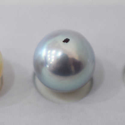 ［Custom-made］(1)White pink 7.5mm - 8mm akoya pearl Triangle Ear Cuff, (2)atural color 8.5mm - 9mm SV925 Ear Cuff