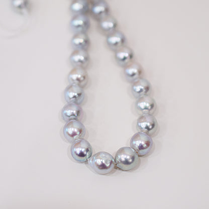 Actual product Necklace Natural color 6mm - 7.5mm Real Akoya Pearl From Japan 16.3inch 41.5cm starand choker reenspearl