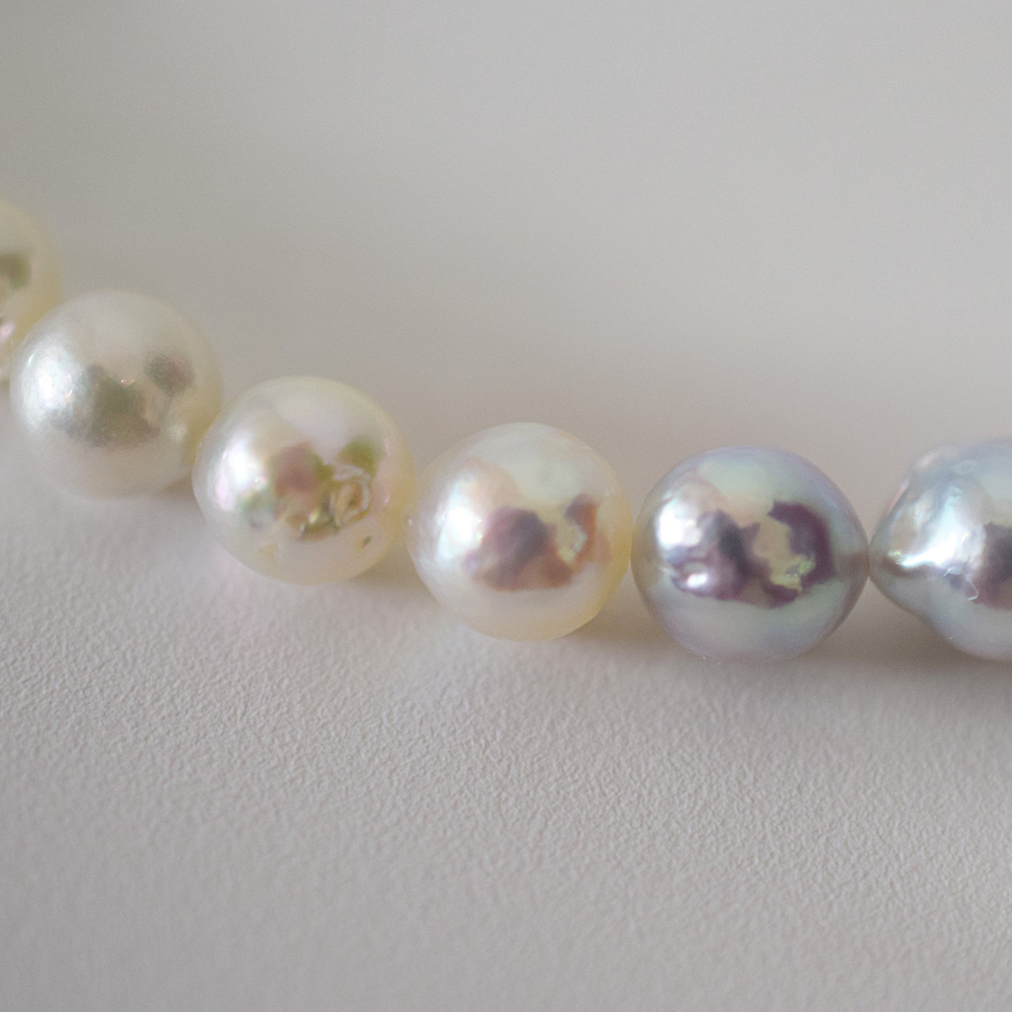 Actual product 6mm - 7mm Natural color Baroque Akoya Pearl Bracelet 6.29inch Japan AkoyaPearl SV925 Wedding Japanese Seawater