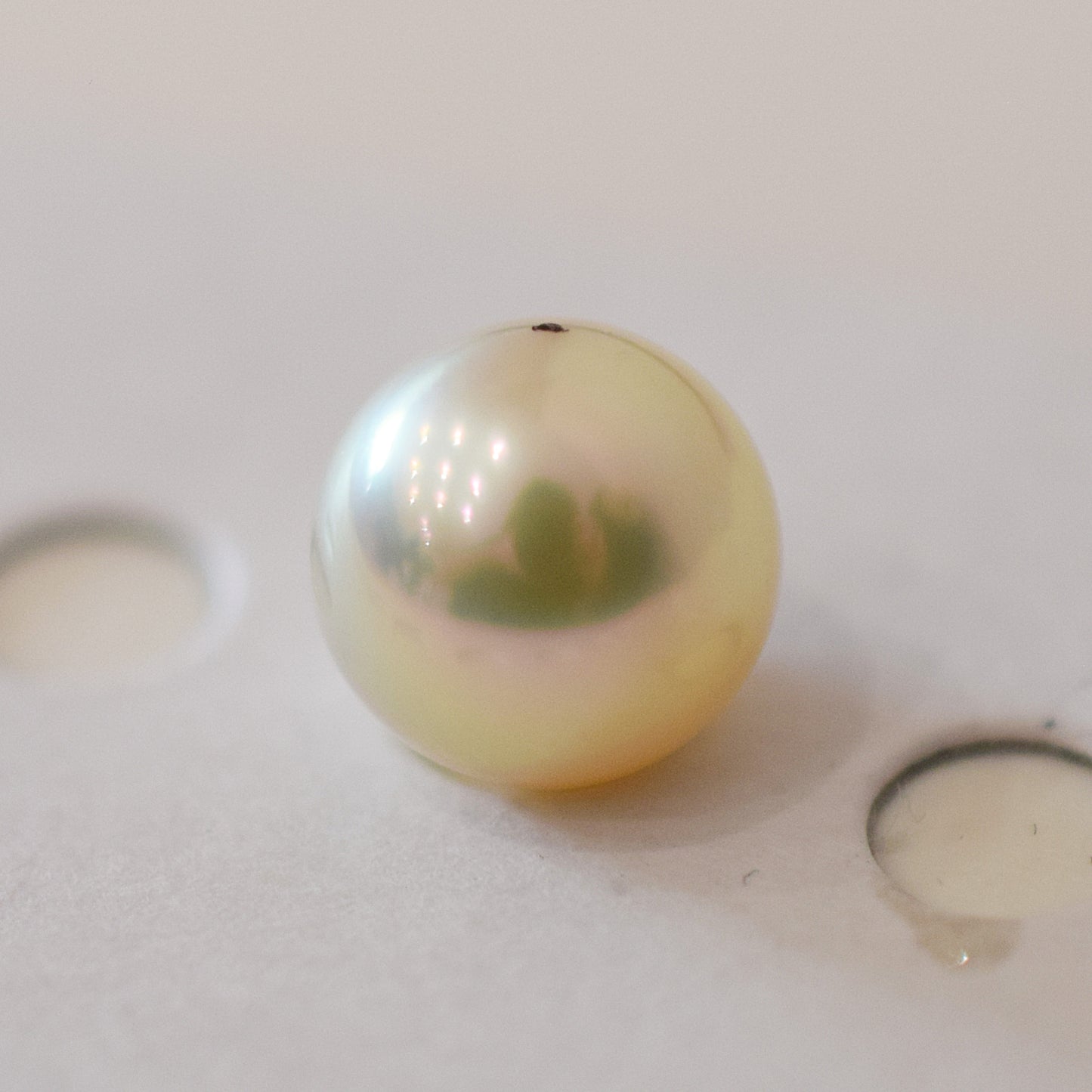 <Loose only> A rank 8.6mm Madama rank Natural 1pc Real Akoya Pearl Ring Ear cuff From Japan Japanese Seawater pearl akoyapearl reenspearl あこや真珠 日本
