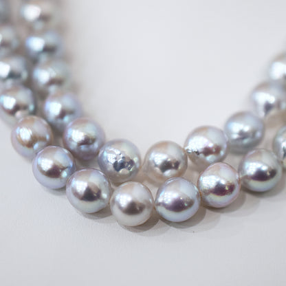 Actual product Necklace Natural color 6mm - 7.5mm Real Akoya Pearl From Japan 16.9inch 43cm starand choker reenspearl