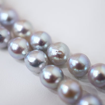 Actual product Necklace Natural color 6mm - 7.5mm Real Akoya Pearl From Japan 16.9inch 43cm starand choker reenspearl