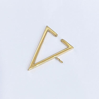 ［Custom-made］(1)White pink 7.5mm - 8mm akoya pearl Triangle Ear Cuff, (2)atural color 8.5mm - 9mm SV925 Ear Cuff