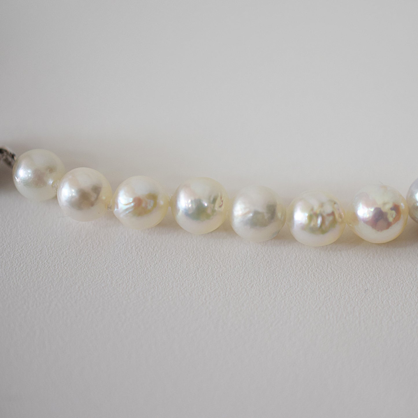 Actual product 6mm - 7mm Natural color Baroque Akoya Pearl Bracelet 6.29inch Japan AkoyaPearl SV925 Wedding Japanese Seawater