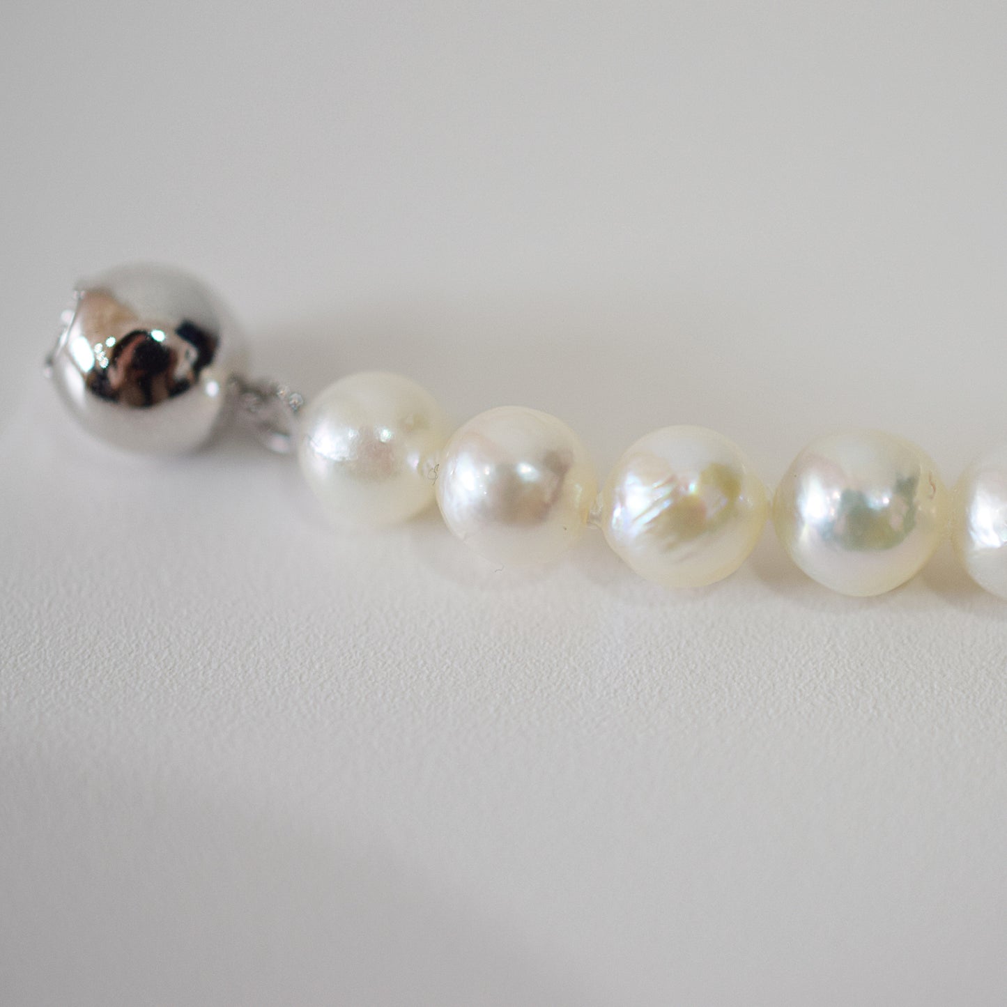 Actual product 6mm - 7mm Natural color Baroque Akoya Pearl Bracelet 6.29inch Japan AkoyaPearl SV925 Wedding Japanese Seawater