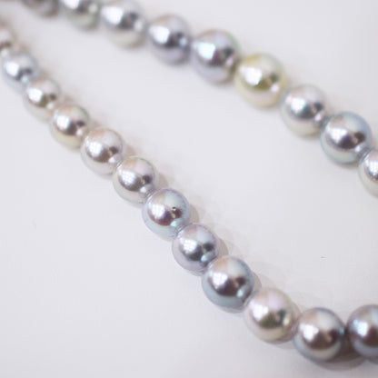 Actual product Necklace Natural multi color 6mm - 9.7mm Real Akoya Pearl From Japan 18.5inch 47cm starand choker reenspearl