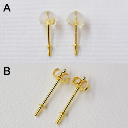 【K10】 Hanadama rank 8mm - 8.5mm Seawater Akoya Pearl White Pink Stud Earring Japan anniversary Japanese Seawater birthday 真珠 あこや 花珠