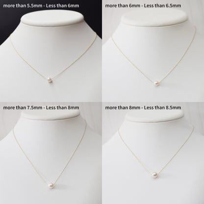 【SV925】Rare White pink 7.5mm - 8.5mm Seawater Real Akoya Pearl necklace AkoyaPearl Japan あこや 真珠