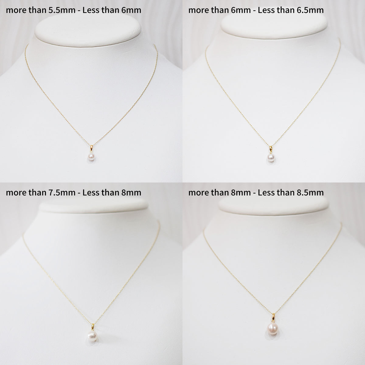 【K18YG / K18WG】AAA Aurora Tennyo color 8mm - 8.5mm seawater Real Akoya Pearl 18K 10K YG Pendant Necklace Japan Wedding birthday 真珠 あこや
